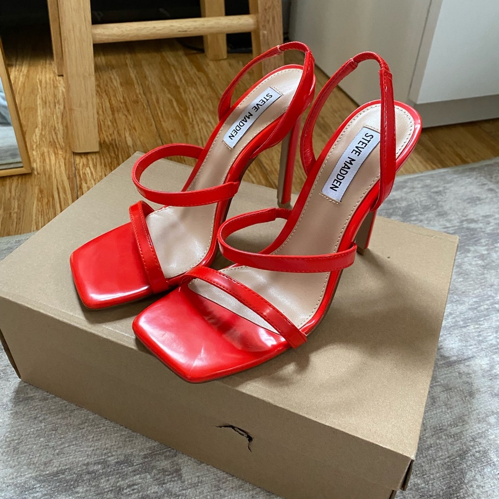 Steve Madden Heels Red New